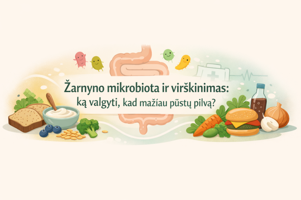 Žarnyno mikrobiotiko ir virškinimas